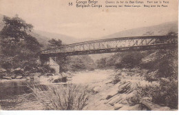 Etier Postal Congo Neuf N° 42 - 58 - Chemin De Fer Du Bas Congo - Pont Sur La Pozo - Interi Postali