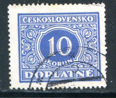 TCHECOSLOVAQUIE- Taxe Y&T N°65- Oblitéré - Postage Due