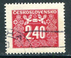 TCHECOSLOVAQUIE- Taxe Y&T N°75- Oblitéré - Timbres-taxe