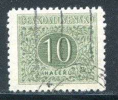 TCHECOSLOVAQUIE- Taxe Y&T N°80- Oblitéré - Postage Due