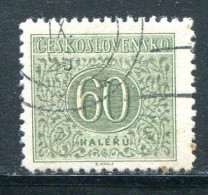 TCHECOSLOVAQUIE- Taxe Y&T N°83- Oblitéré - Postage Due