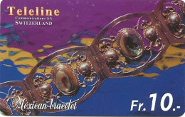 Switzerland: Prepaid Teleline - Mexican Bracelet - Suisse