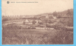 Sivry-Rance (Chimay-Hainaut)-1927-Chemin D'Ostenne Et Maison Des Toines-Edit.Bob--> Lambert-Gérin, Rance - Sivry-Rance