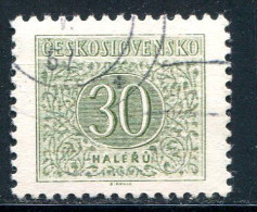 TCHECOSLOVAQUIE- Taxe Y&T N°94- Oblitéré - Postage Due