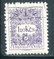 TCHECOSLOVAQUIE- Taxe Y&T N°98- Oblitéré - Postage Due