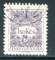 TCHECOSLOVAQUIE- Taxe Y&T N°99- Oblitéré - Postage Due