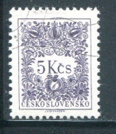 TCHECOSLOVAQUIE- Taxe Y&T N°101- Oblitéré - Postage Due