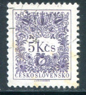 TCHECOSLOVAQUIE- Taxe Y&T N°101- Oblitéré - Postage Due