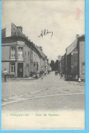 Philippeville (Belgique)-+/-1900-Rue De Namur-Animée-Edit.F.Fréderick-Ducoffre-Philippeville-Précurseur - Philippeville