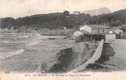 LE PRADET (83) La Garonne, La Plage Et Le Restaurant - Cpa édition ELD - Le Pradet