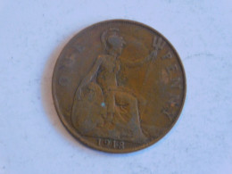 UK Grande-Bretagne 1 One Penny 1918 - D. 1 Penny