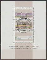 BRD 1986 MiNr.1287 - 1289 Block 20 O Gest. ESST. Bonn Grundgedanken Der Demokratie ( Bl. 55 )günstige Versandkosten - 1981-1990