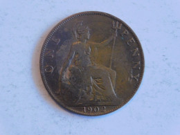 UK Grande-Bretagne 1 One Penny 1902 - D. 1 Penny