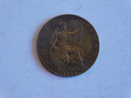 UK Grande-Bretagne 1/2 Half Penny 1924 - C. 1/2 Penny