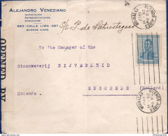 Argentinia 1917 Letter From Buenos Aires To Netherlands By British Censor 2003.1115 - Cartas & Documentos