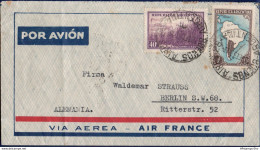 Argentinia 1937 Letter From Buenos Aires To Berlin - Air France Letter 2003.1116 - Storia Postale