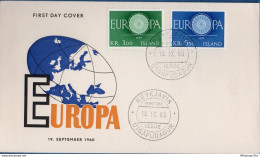 Island, Iceland 1960 Europa FDC 2002.2916 - 1960