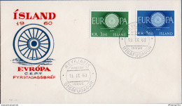 Island , Iceland 1960 Europa FDC 2002.2917 - 1960