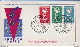 Luxemburg 1968 Europa Cept FDC 2002.2910 Ring-type Postmark - 1958