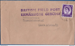 Britain Fieldpost 1961 Reduced Postage Marking, Telter Toi Wuppertal 2002.1644 - Postage Due