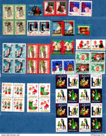 USA Christmas Seals - Red Cross, Tuberculosis, Small Collection 1934,blocks, Pairs & Single MNH, MH & No Gum - 1910.0301 - Sin Clasificación