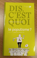 Dis C'est Quoi Le Populisme :  Henri Deleersnijder : FORMAT MEDIUM - Sociologie