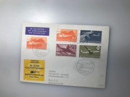 Liechtenstein VADUZ  UMSCHLAG NACH WIEN MI#391/394-....30/69 - Covers & Documents