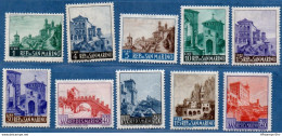 San Marino 1960-66 City Views 10 Values MNH - 2005.2814 - Neufs