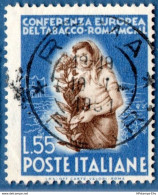 Italy 1951 Tobacco Conference 55 Line  1 Value Cancelled - 2004.0660 - Tobacco