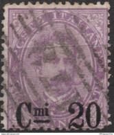 Italy 1890 Overprint 20c On 50c Cancelled 2010.2803 - Altri & Non Classificati