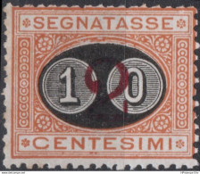 Italy 1890 Postage Due Overprint 10 C On 2c MH 2010.2805 - Impuestos