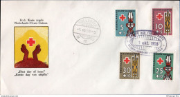 Dutch New Guinea Red Cross FDC 1958 Hollandia, 1.X.58 Not Addressed, 2010.2308 - Nederlands Nieuw-Guinea