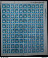 DDR 1983 Airmail 5 Pf Full Sheet Precancelled MNH 2009.1701 Flugpost - Otros & Sin Clasificación