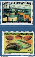 French Polynesia 1981 Aquacultures 2 Values  - 2008.2817 Industrt, Mussels - Protection De L'environnement & Climat