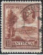 Antigua 1932 English Harbour, Neldon Wharff On 1½ D 1 Value Cancelled 2008.2514 - 1858-1960 Colonia Británica