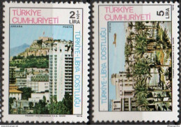 Turkey 1977 TCity Views 2 Values Mi 2461-62 MNH 2008.0849 Ankara, Tripoli Libya - Géographie