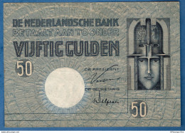 Nederland, Netherlands Type 1929 Minerva BV Series 2012.04B15 Nice But Folded Twice - 50 Florín Holandés (gulden)