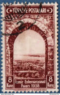 Turkey 1939 Izmir International Fair 8 Krs Kadifakale 1 Value Cancelled 2011.2819 - Used Stamps