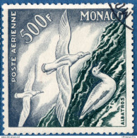 Monaco 1955 Wandering Albatros 500 Fr Stamp Perf.11, 1 Value Cancelled 2011.0589 Diomedia Exulans, Wanderalbatros - Zwaluwen