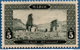 Marocco 1917 Volubilis Ruins 5 Fr.MNH 2011.0220 Marokko - Altri & Non Classificati