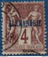 Alexandrie, 1899 4 C  Cancelled 1 Stamp 2104.1224 - Nuovi