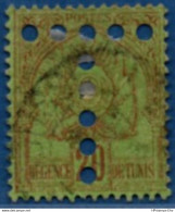 Tunesie 1888 20 C Postage Due Cancelled 1 Stamp 2104.1080 - Timbres-taxe