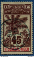 FrenchHaut Senegal - Niger 1906 45 C Palm Tree Cancelled 1 Stamp 2104.1039 Afrique Occidentale Française - Oblitérés