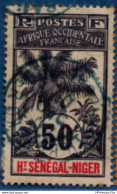 FrenchHaut Senegal - Niger 1906 50 C Palm Tree Cancelled 1 Stamp 2104.1040 Afrique Occidentale Française - Oblitérés