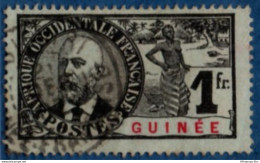 French Guinea 1906 1 Fr Local Wife Cancelled 1 Stamp 2104.1037 Guinée Françaisgoverner-general Noël-Eugene Ballay - Gebraucht