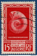 Algeria 1952 Berbericeras Sekikensis - Archeological Congress Algiers 1 Stamp Cancelled 2104.1003 Ammonite - Archéologie