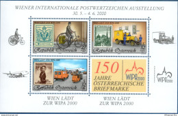 Austria 1999 Mail Transport  MNH 2104.0618 WIPA, Stamp On Stamp - Poste