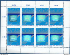 Austria 1988 Austrian Export Minisheet MNH 2104.0605 Hologram - Usines & Industries