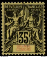 Grande Comore 1900 Paix & Commerce 35 C Unused (no Gum) 2104.0515 - Autres & Non Classés