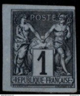 France Colonies Sage 1878 1 C M (no Gum) 1 Val. Unused 2104.0507 - Sage